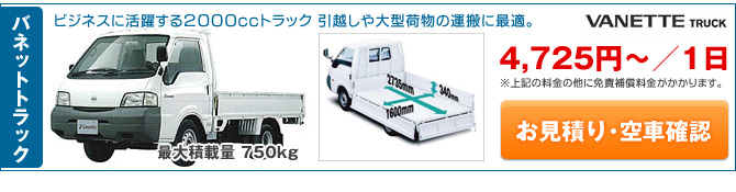バネットトラック