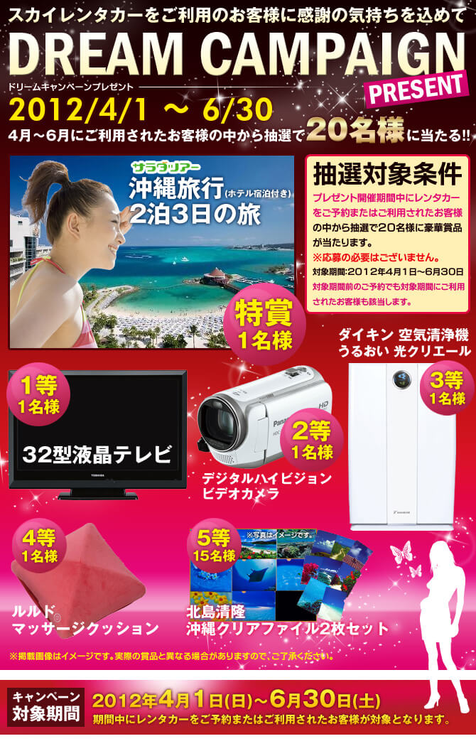 ドリームキャンペーンプレゼント