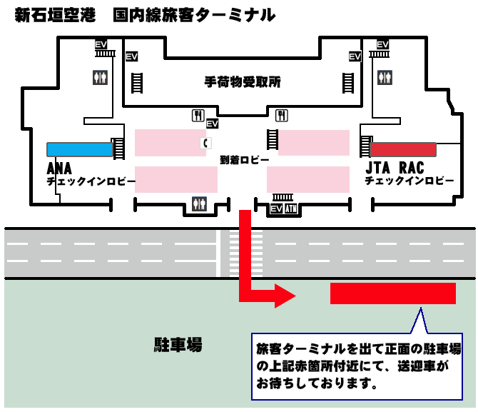 石垣島店の送迎サービス