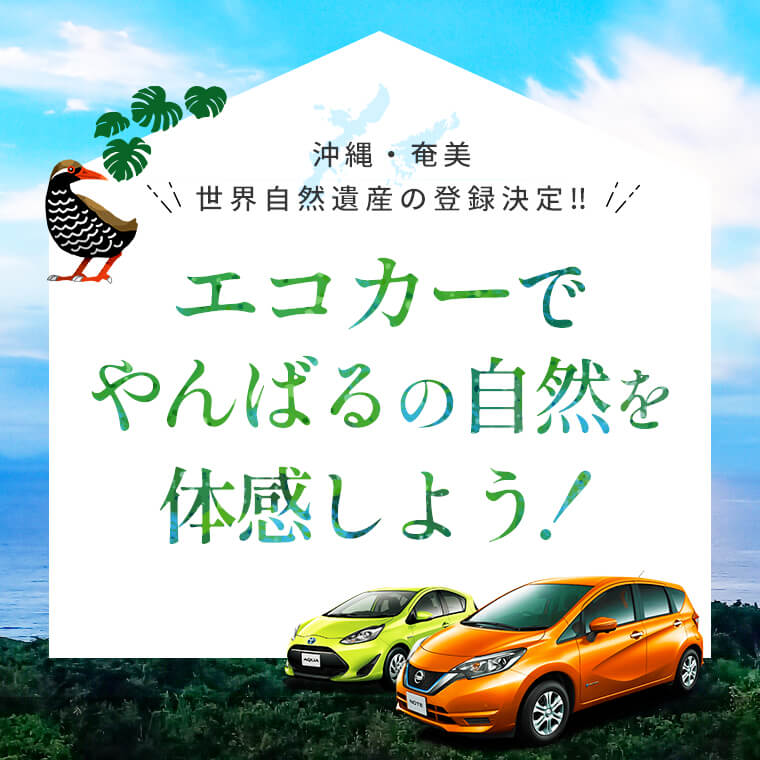 2021年7月「沖縄・奄美」世界自然遺産の登録記念キャンペーン